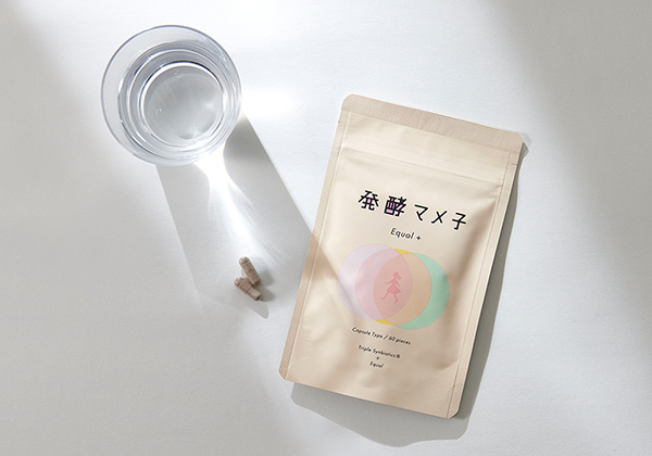 大豆イソフラボン由来の「エクオール」を配合